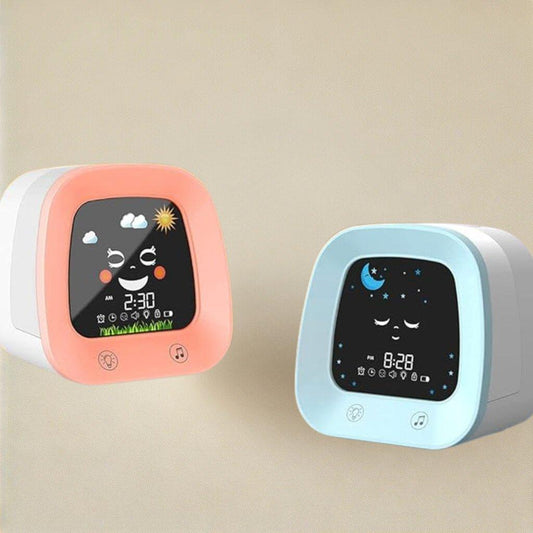 Perfect Sleep Routine Pack – DreamTime Clock + StellaGlow Pillow - Moonlight Nest